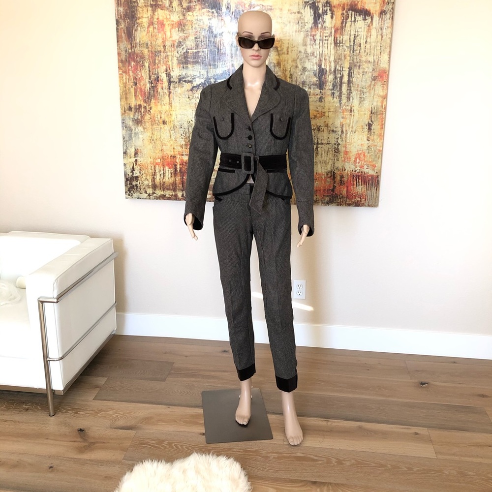 NWOT Stefanel 3- Piece Brown Suit